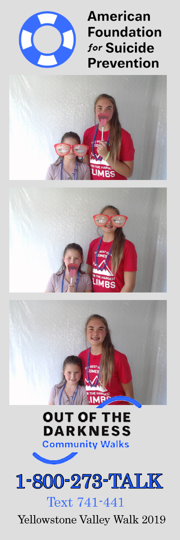 Out of the Darkness Walk 2019 | View more photos from the event at gallery.photoboothbillings.com/u/PhotoBoothBillings/Out-of-the-Darkness-Walk-2019